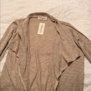 Tan lightweight cardigan